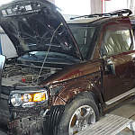 ремонты автомобилей на фото _ № 22 _ ремонт кузова + покраска авто _ автомобиль Honda Element 
